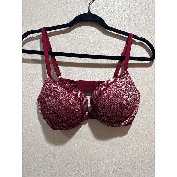 Victoria's Secret Very Sexy Push-Up Bra burgundy 34D - Picture 1 of 3